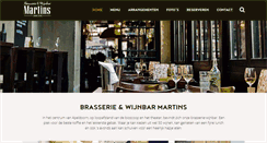 Desktop Screenshot of martinsbrasserie.nl